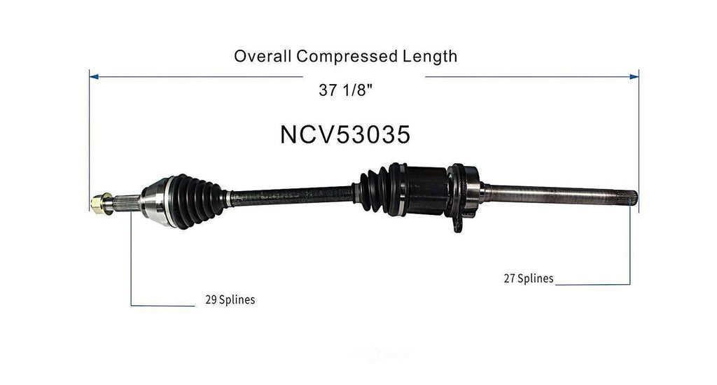 Right New CV Complete Assy   GSP North America   NCV53035