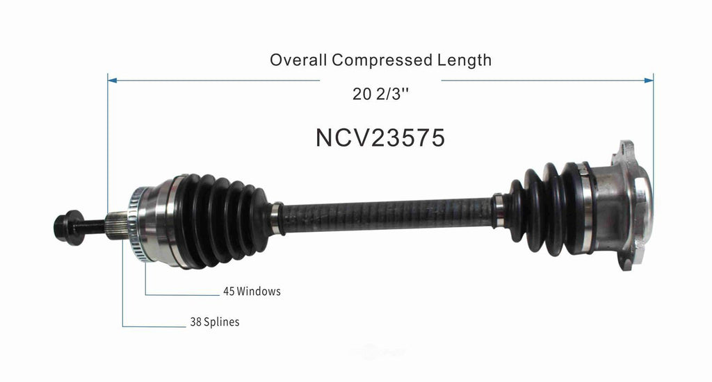 Left New CV Complete Assy   GSP North America   NCV23575