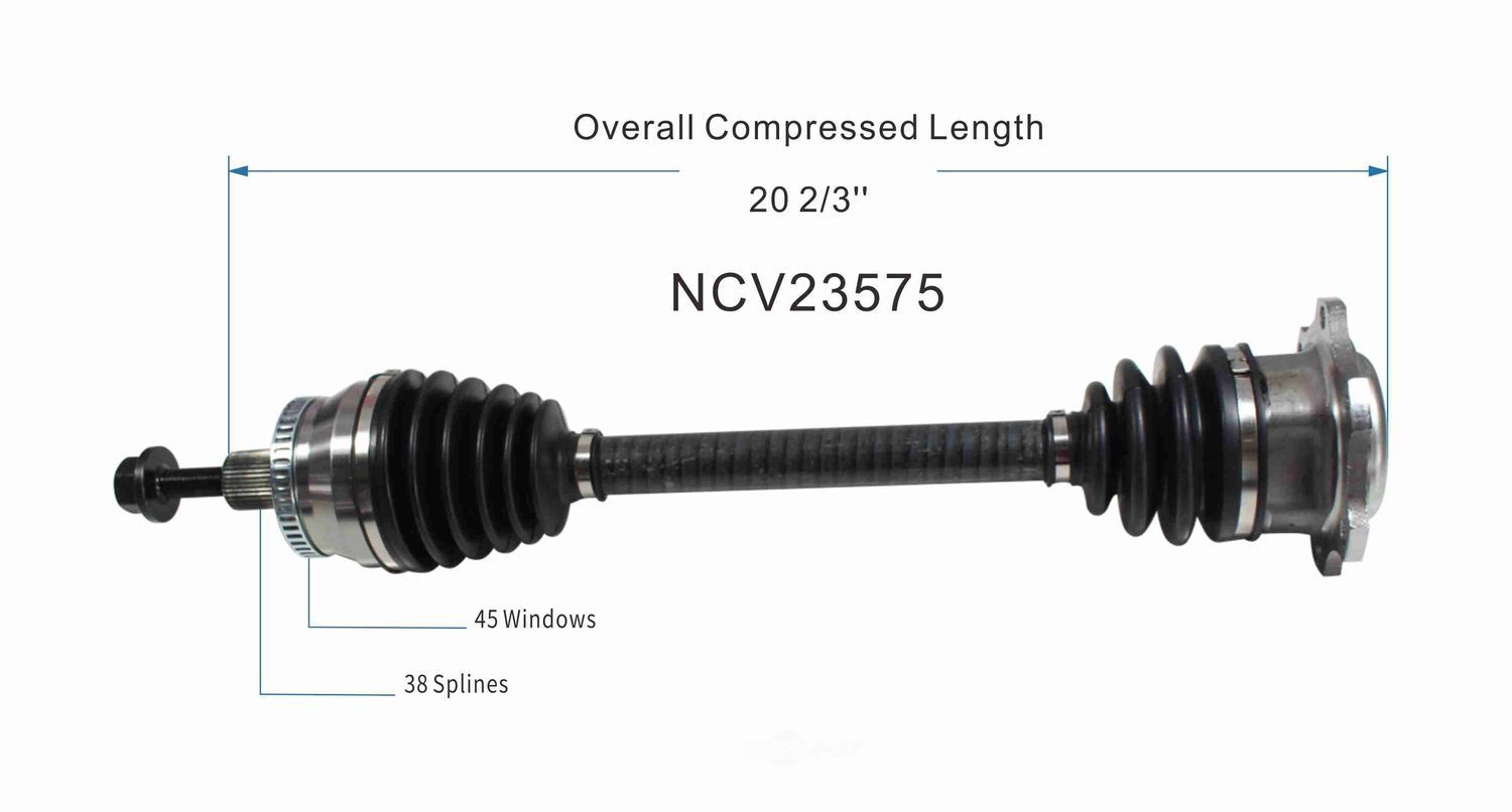 Left New CV Complete Assy   GSP North America   NCV23575