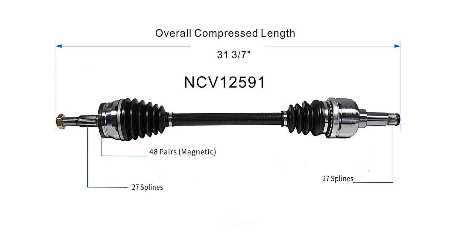 Left New CV Complete Assy   GSP North America   NCV12591