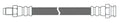 Rr Brake Hose  Centric Parts  150.04353