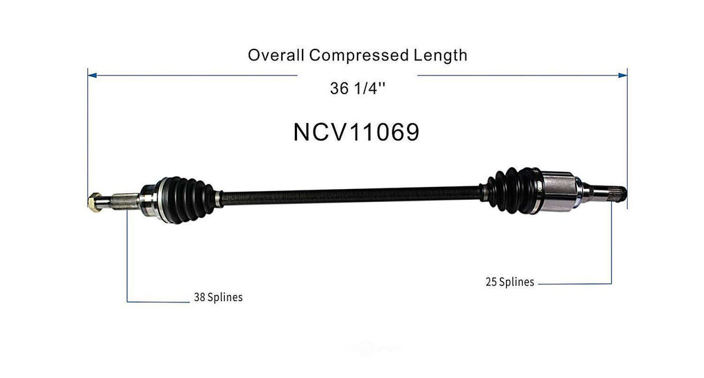 Right New CV Complete Assy   GSP North America   NCV11069