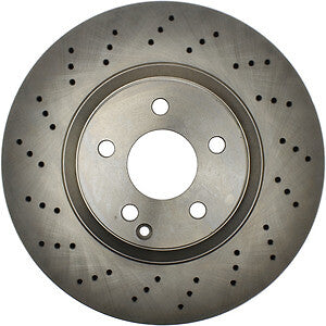 Frt Drilled Brake Rotor  Centric Parts  228.35078
