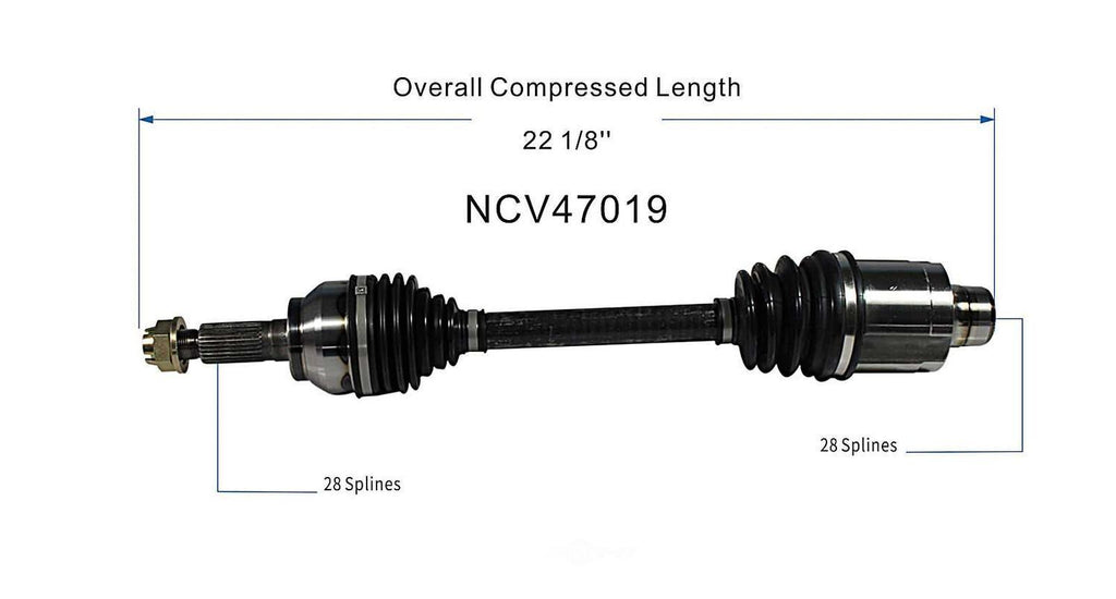 Right New CV Complete Assy   GSP North America   NCV47019