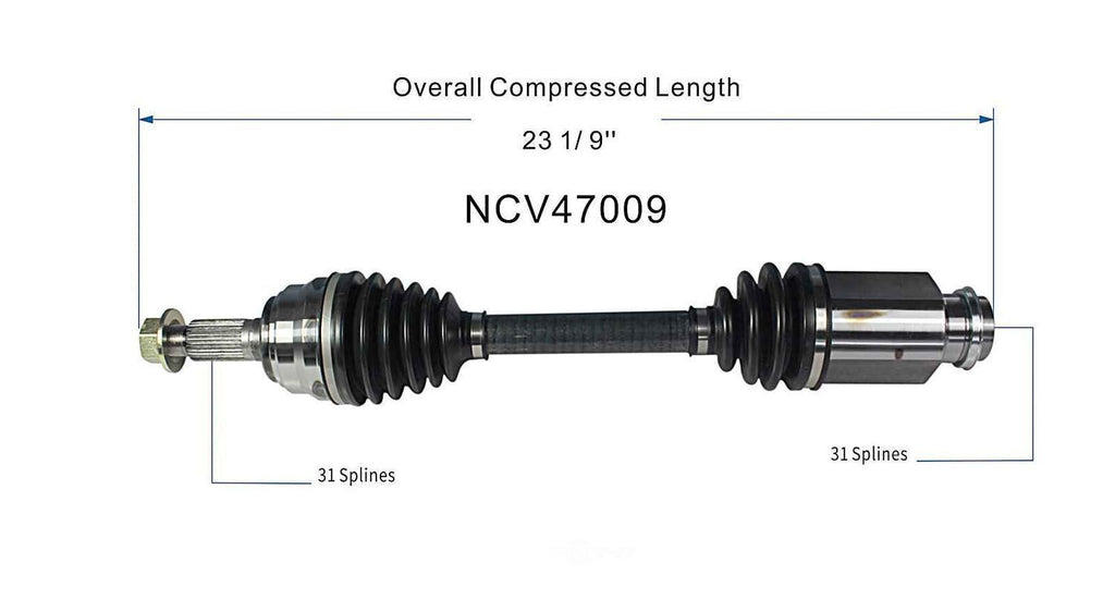 Right New CV Complete Assy   GSP North America   NCV47009