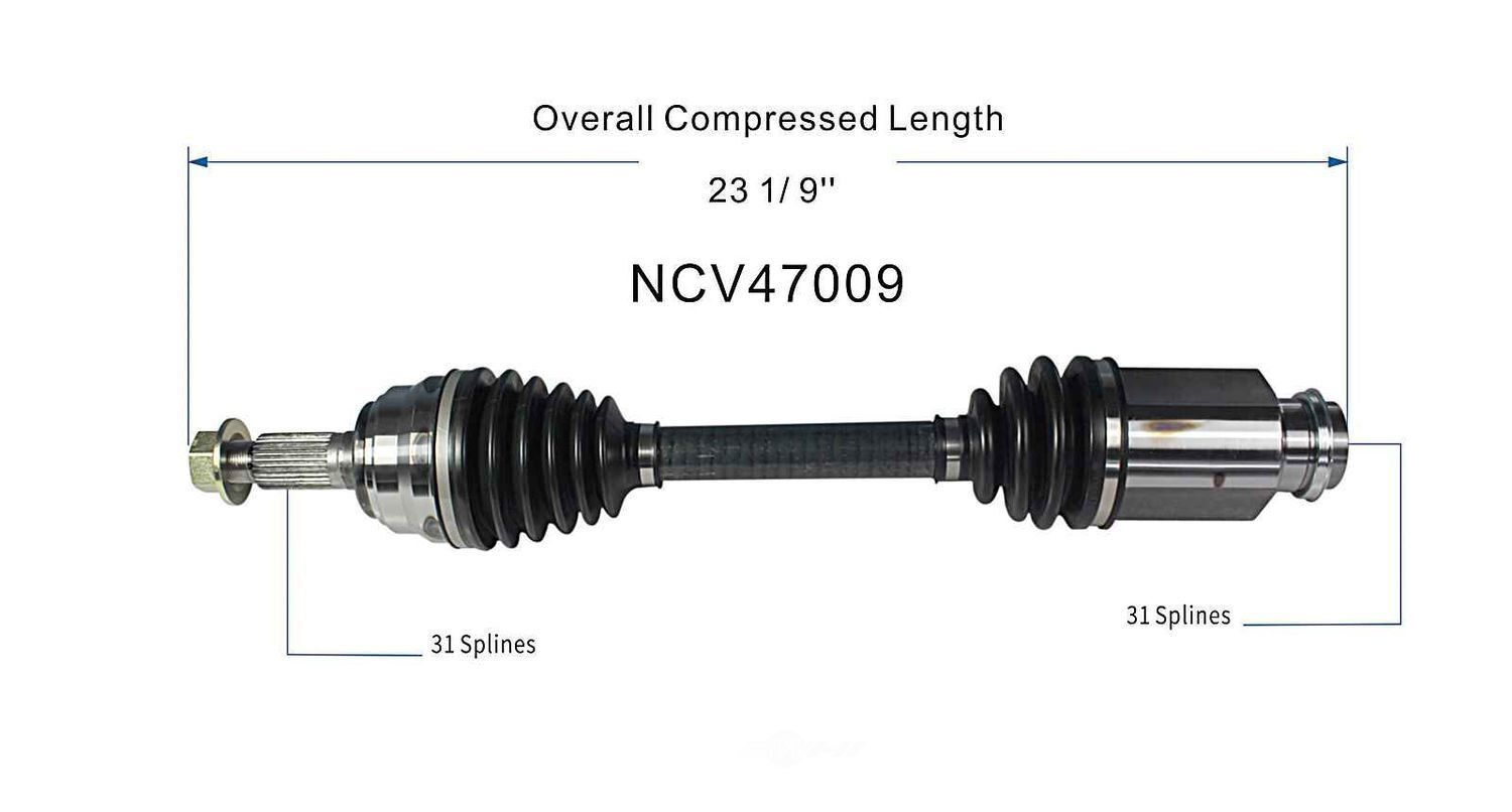 Right New CV Complete Assy   GSP North America   NCV47009