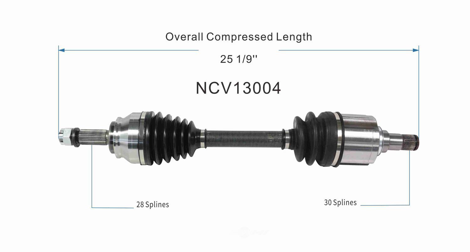 Left New CV Complete Assy   GSP North America   NCV13004