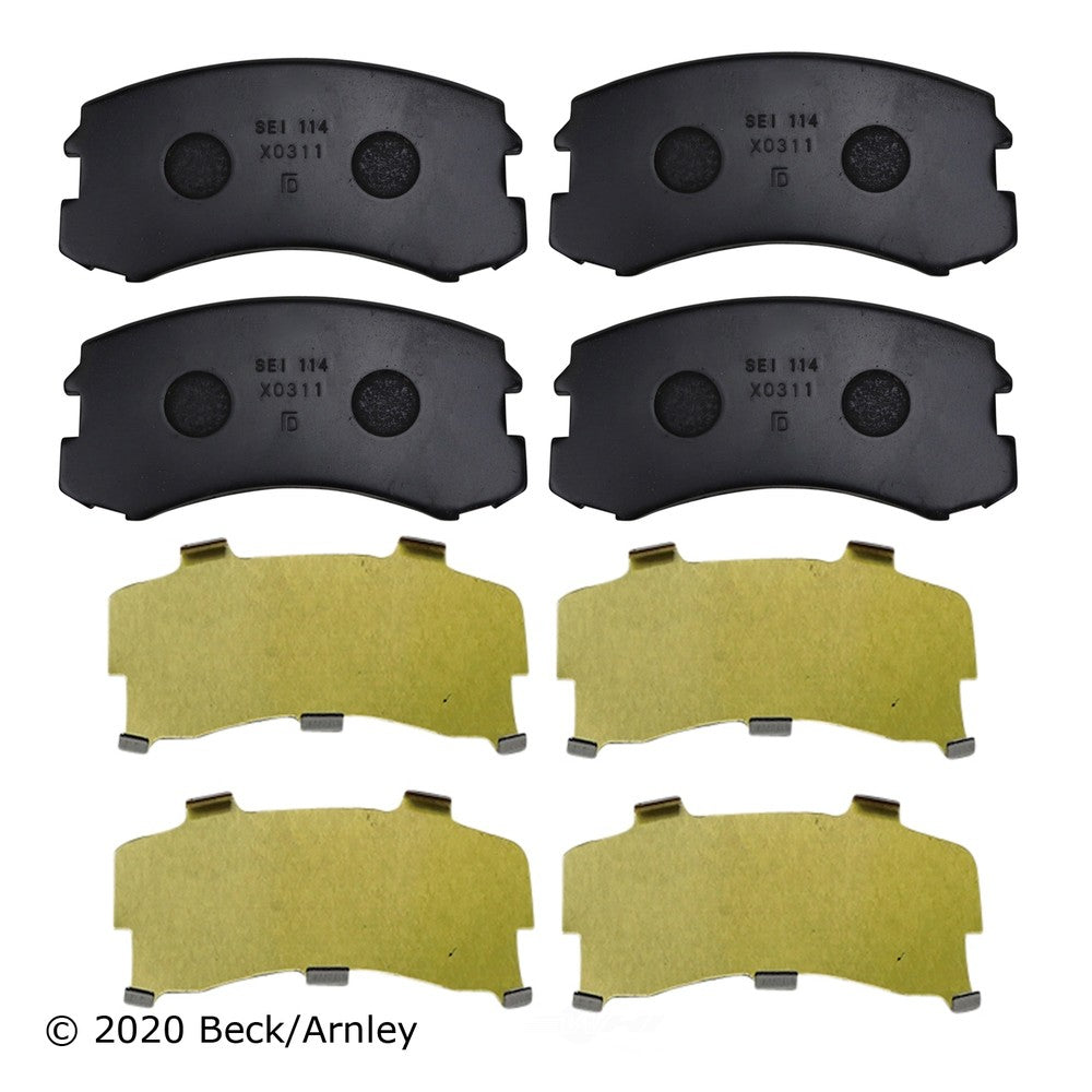 Frt OE Brake Pads  Beck/Arnley  089-1690