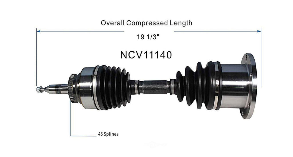 Axle Shaft Assy- CV Shaft   GSP North America   NCV11140