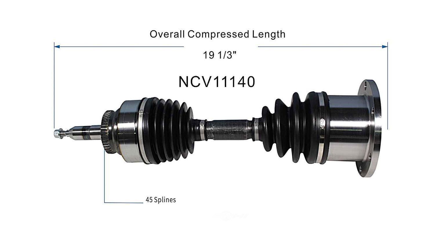 Axle Shaft Assy- CV Shaft   GSP North America   NCV11140