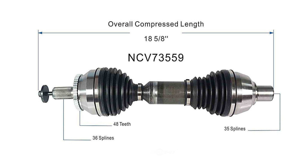 Left New CV Complete Assy   GSP North America   NCV73559