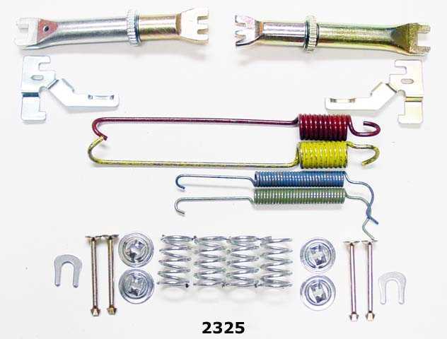 Rr Drum Hwd Kit  Better Brake Parts  2325K
