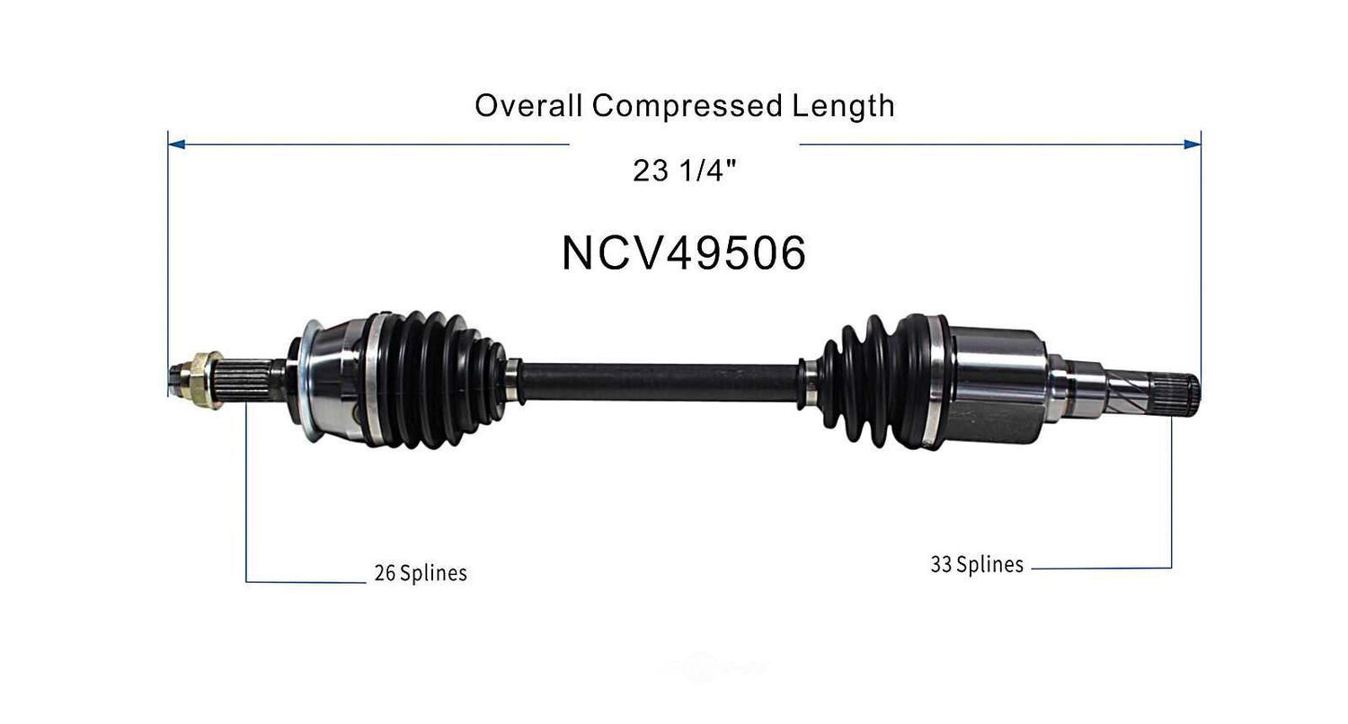 Left New CV Complete Assy   GSP North America   NCV49506