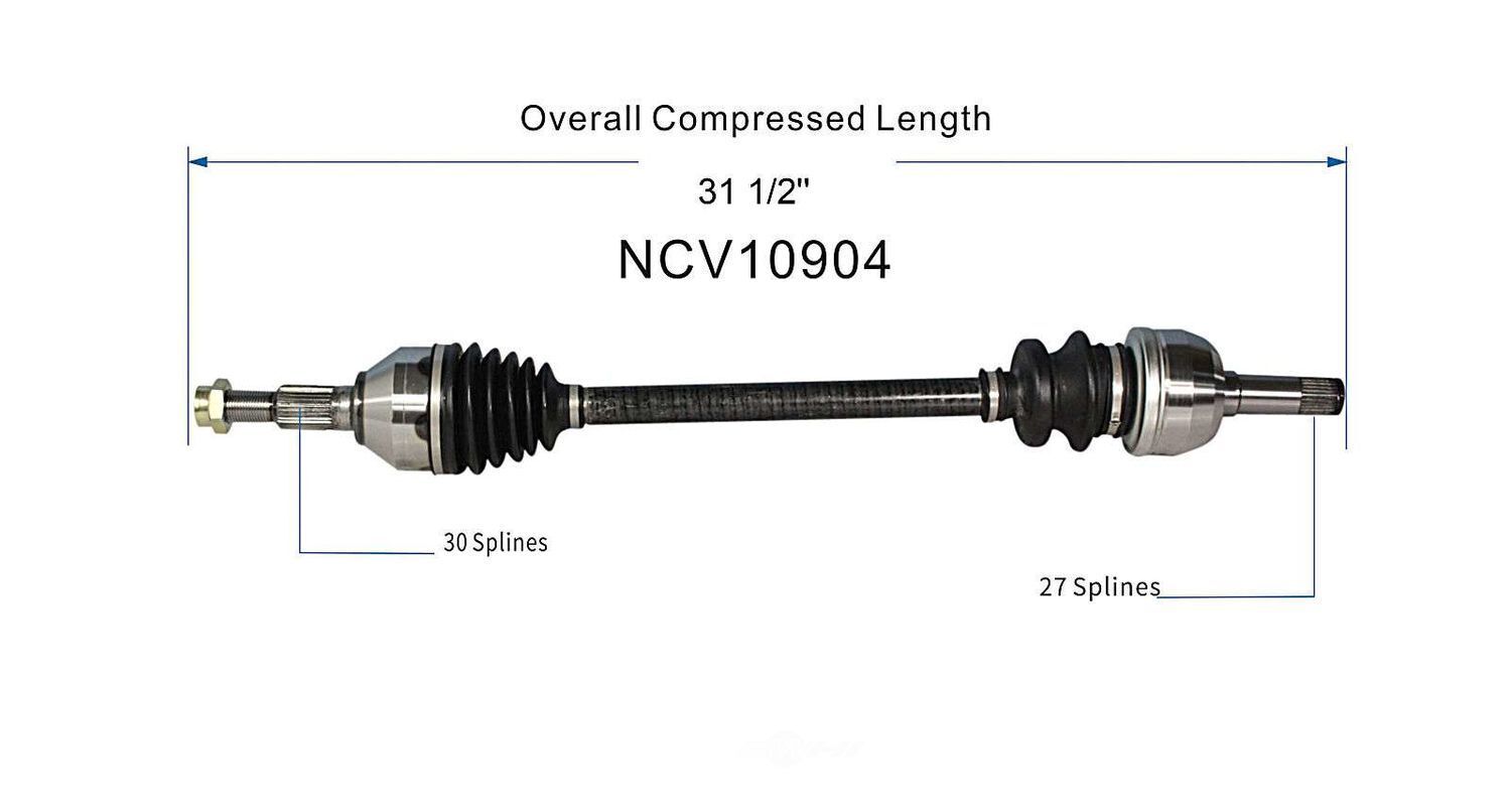 Left New CV Complete Assy   GSP North America   NCV10904