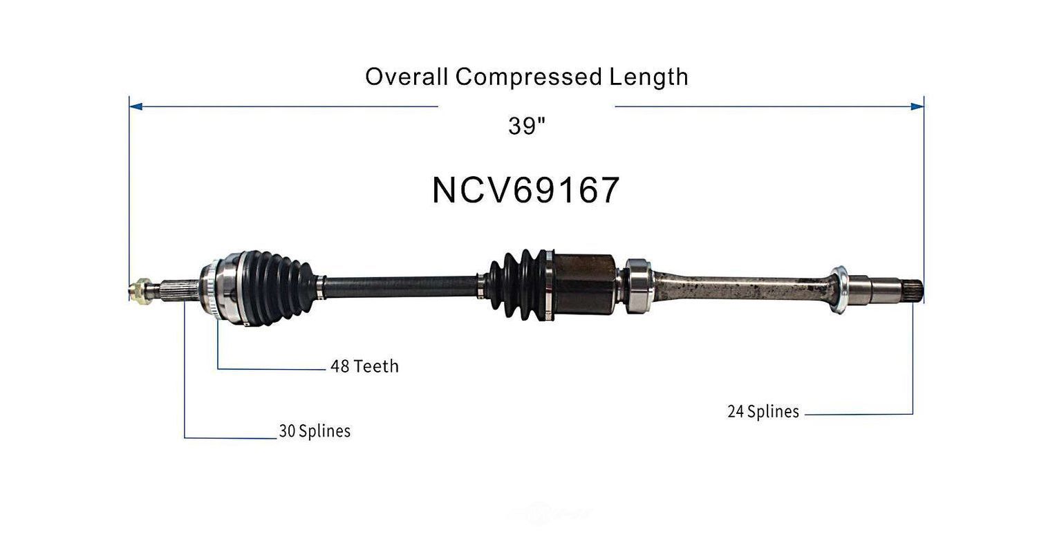 Right New CV Complete Assy   GSP North America   NCV69167
