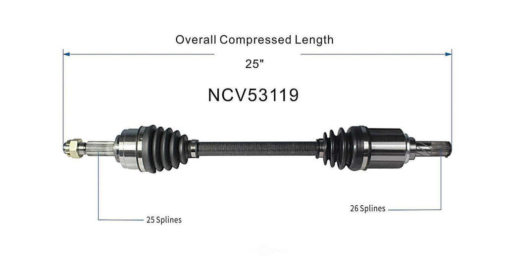Left New CV Complete Assy   GSP North America   NCV53119