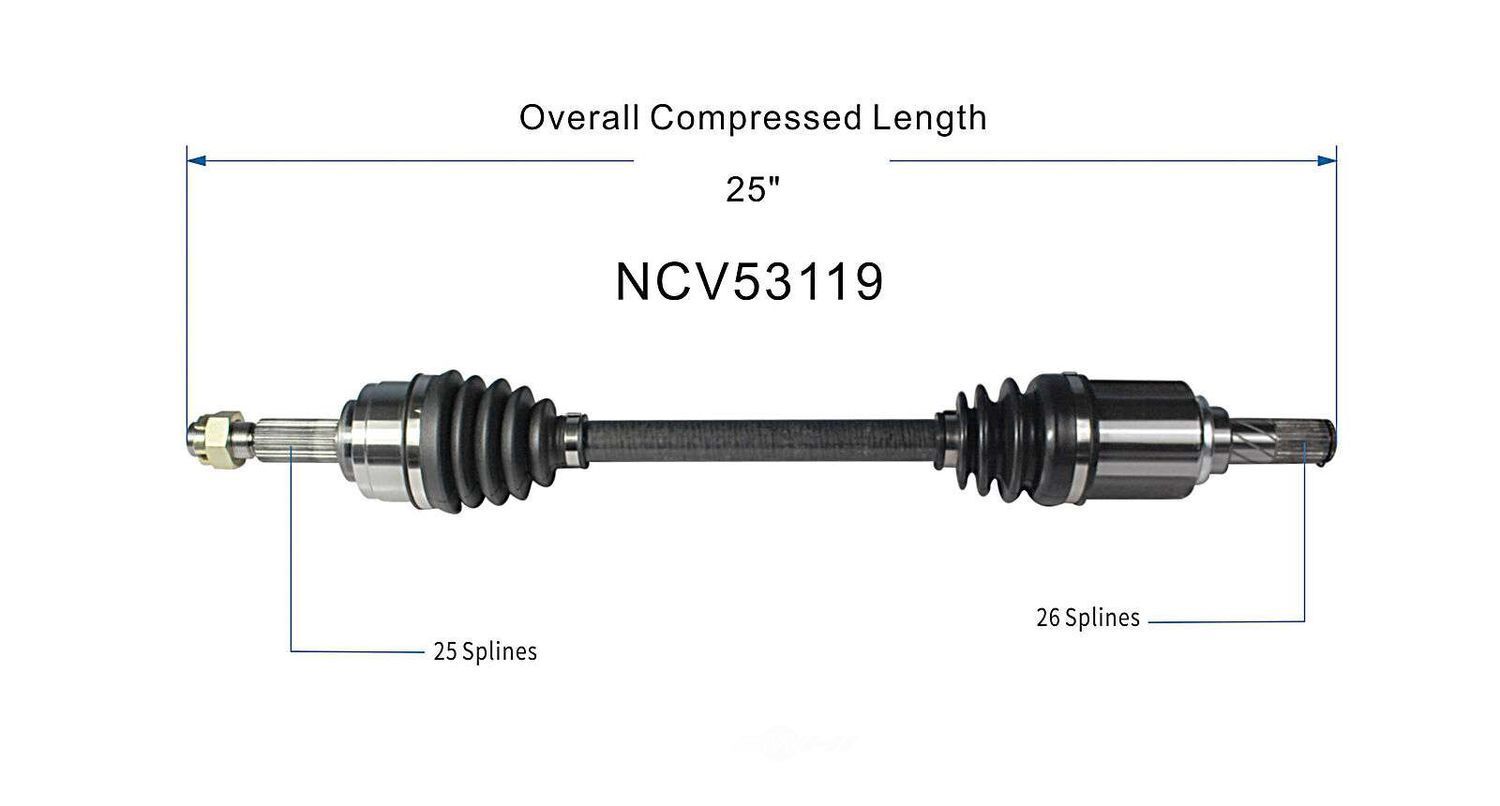 Left New CV Complete Assy   GSP North America   NCV53119