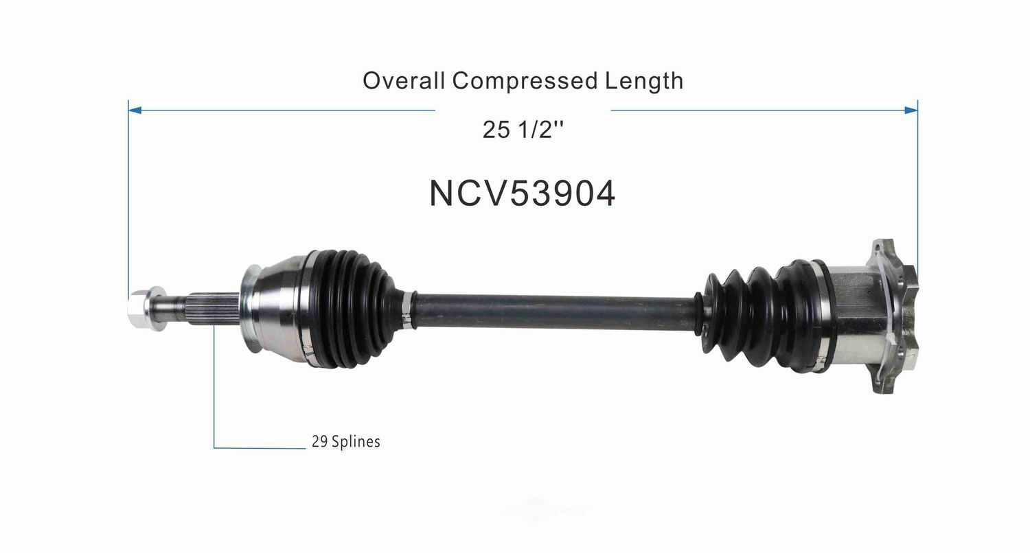 Right New CV Complete Assy   GSP North America   NCV53904