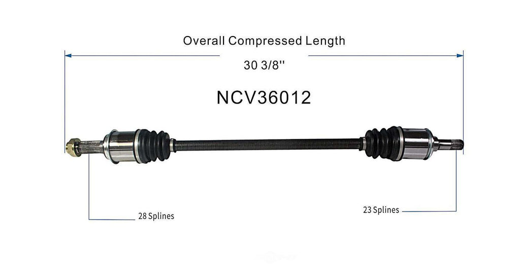 Left New CV Complete Assy   GSP North America   NCV36012