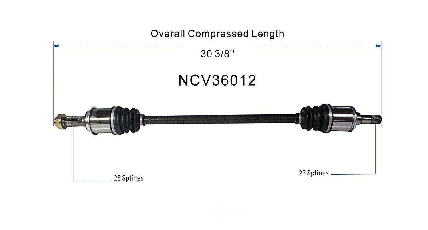 Left New CV Complete Assy   GSP North America   NCV36012