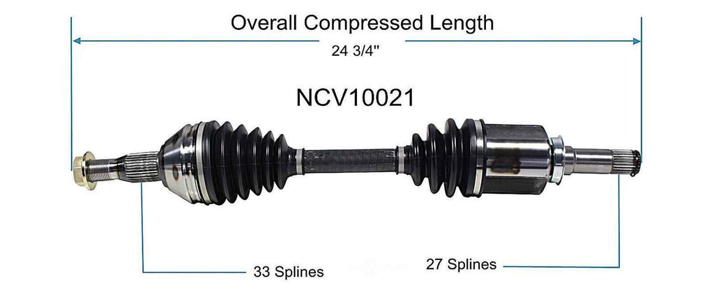 Right New CV Complete Assy   GSP North America   NCV10021