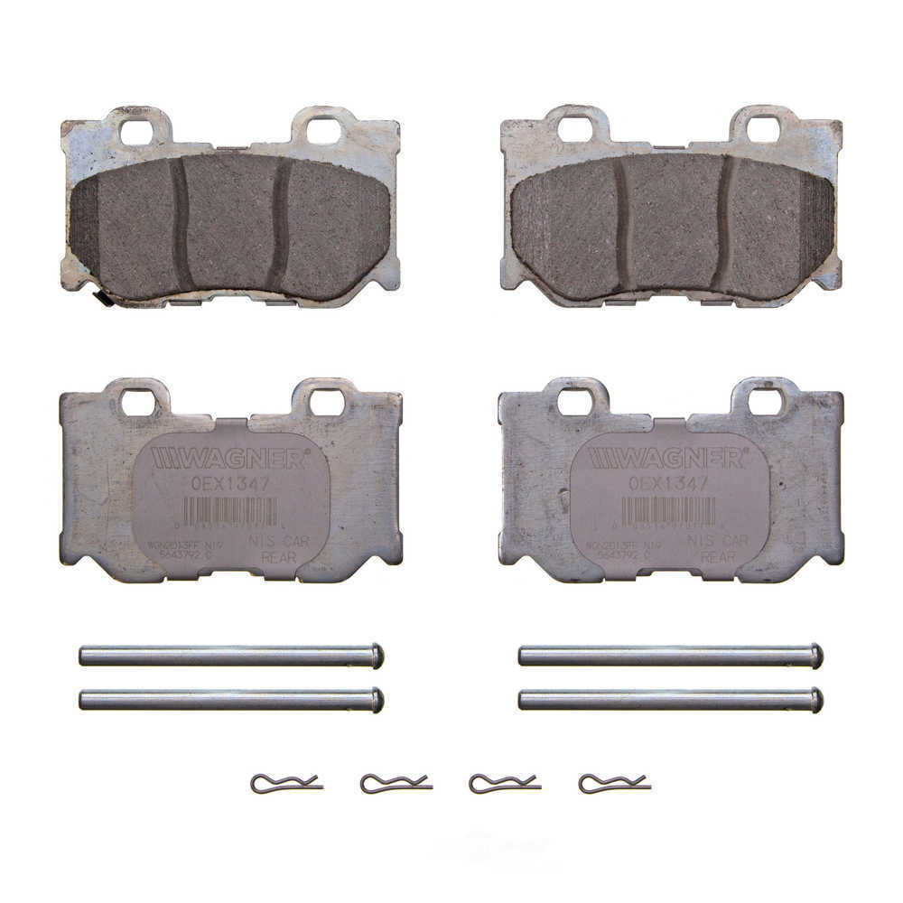 Rr Premium Ceramic Brake Pads  Wagner  OEX1347