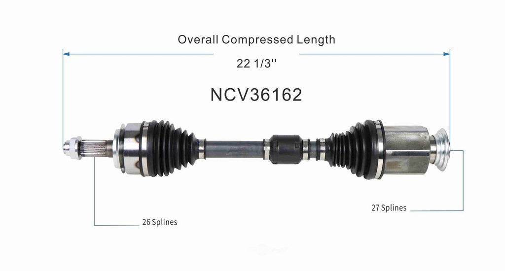 Right New CV Complete Assy   GSP North America   NCV36162