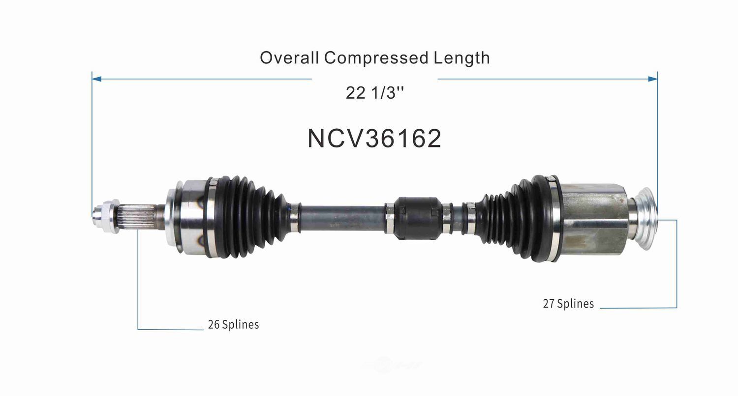 Right New CV Complete Assy   GSP North America   NCV36162