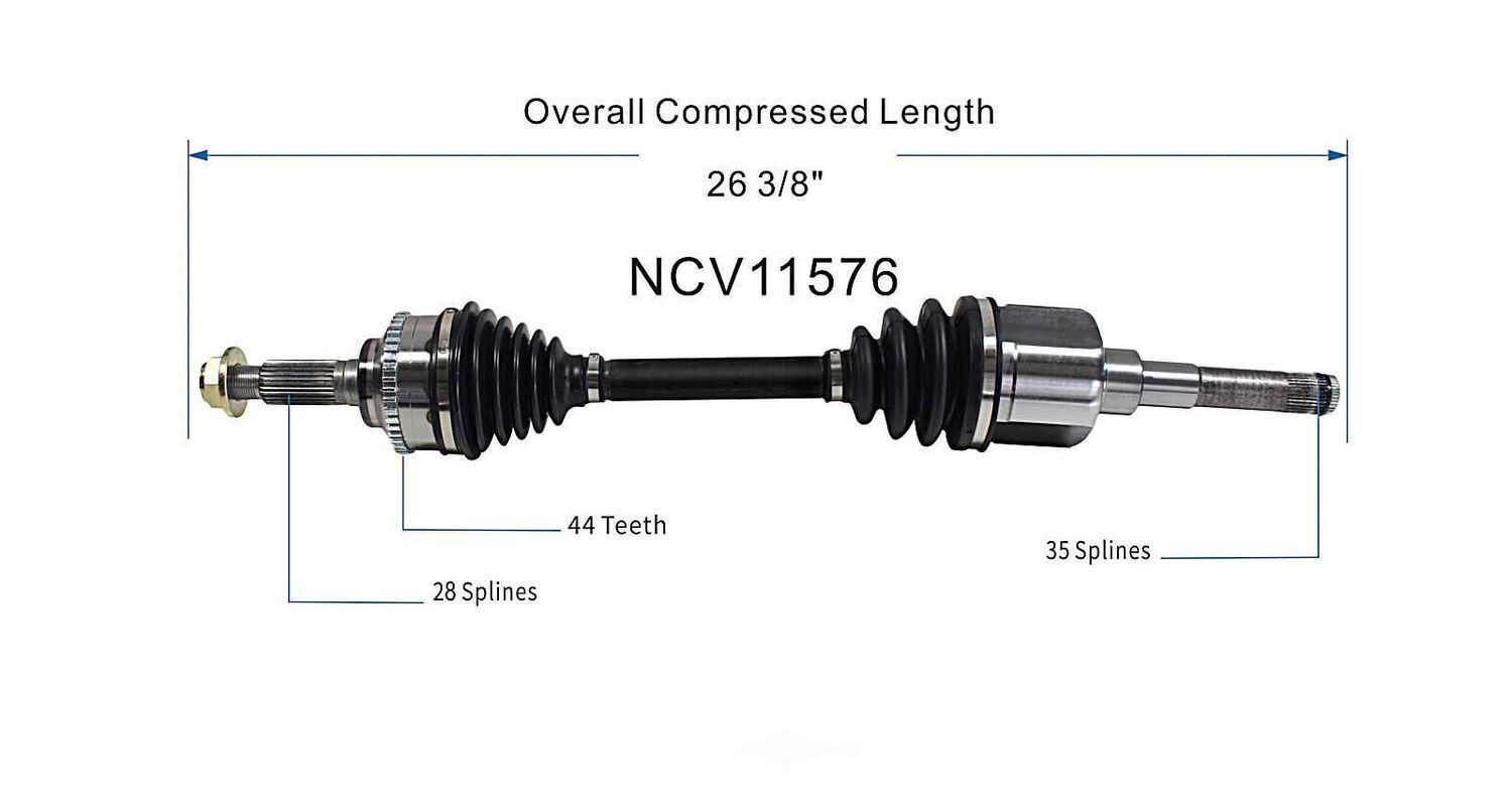 Left New CV Complete Assy   GSP North America   NCV11576