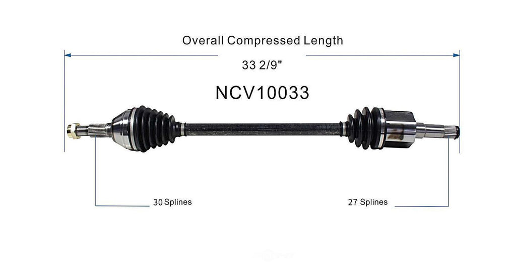 Right New CV Complete Assy   GSP North America   NCV10033
