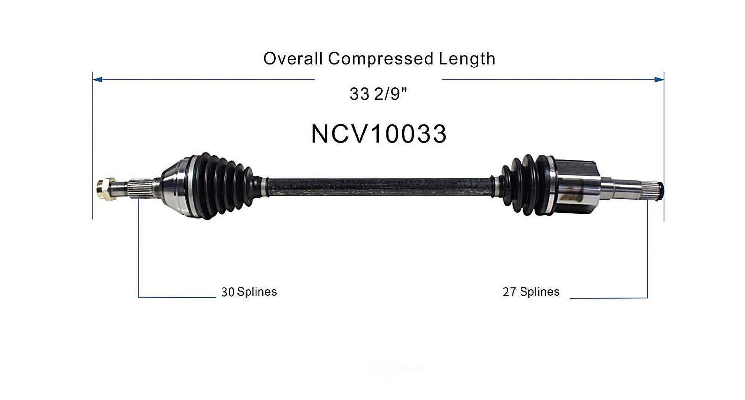 Right New CV Complete Assy   GSP North America   NCV10033