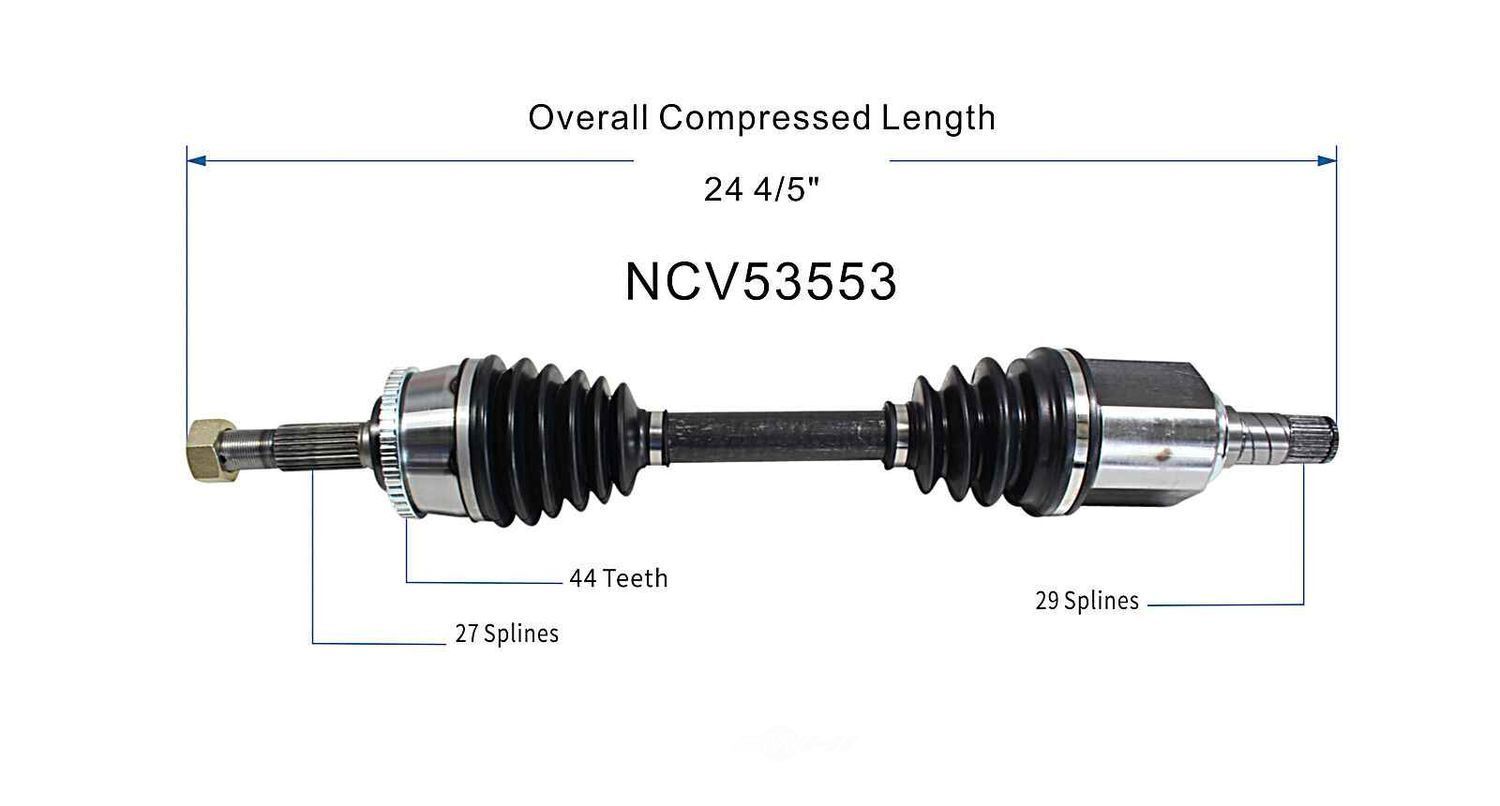 Left New CV Complete Assy   GSP North America   NCV53553