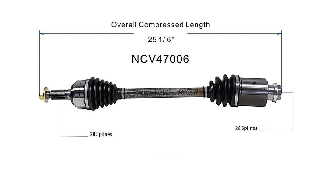 Right New CV Complete Assy   GSP North America   NCV47006