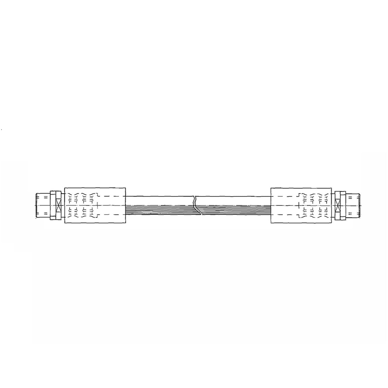 Frt Brake Hose  Centric Parts  150.37020