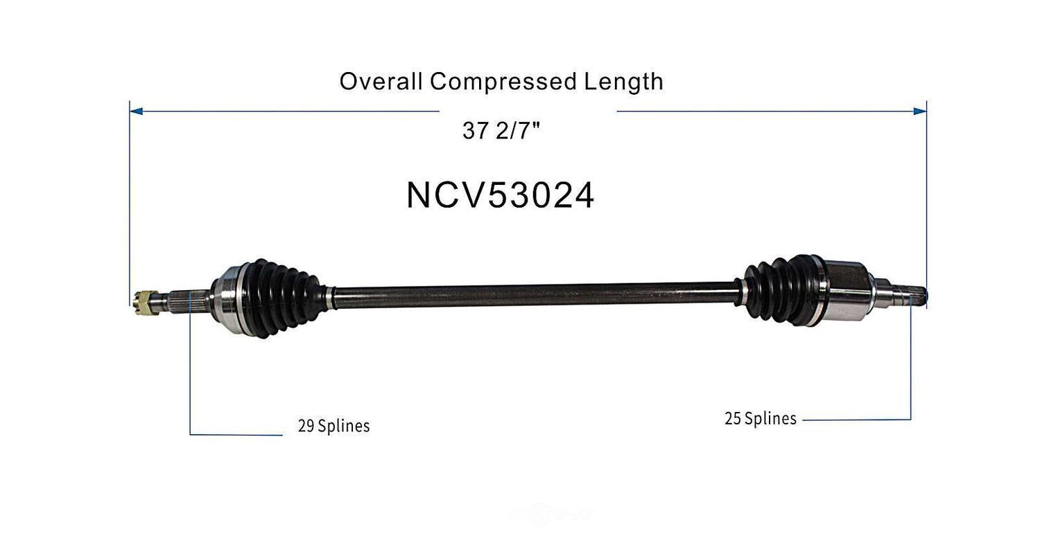 Right New CV Complete Assy   GSP North America   NCV53024