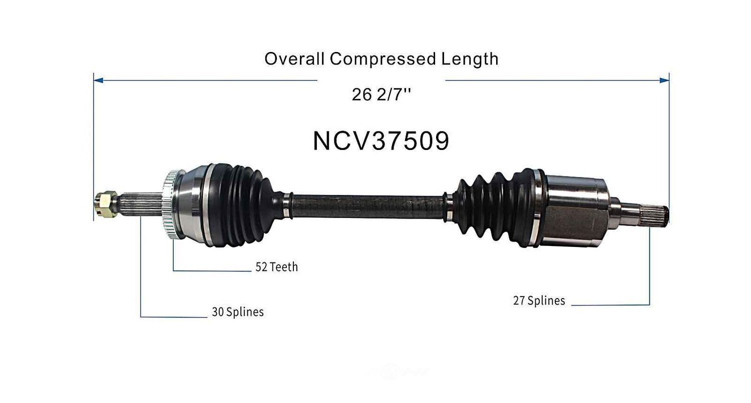 Left New CV Complete Assy   GSP North America   NCV37509