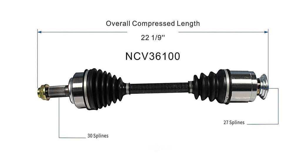 Right New CV Complete Assy   GSP North America   NCV36100