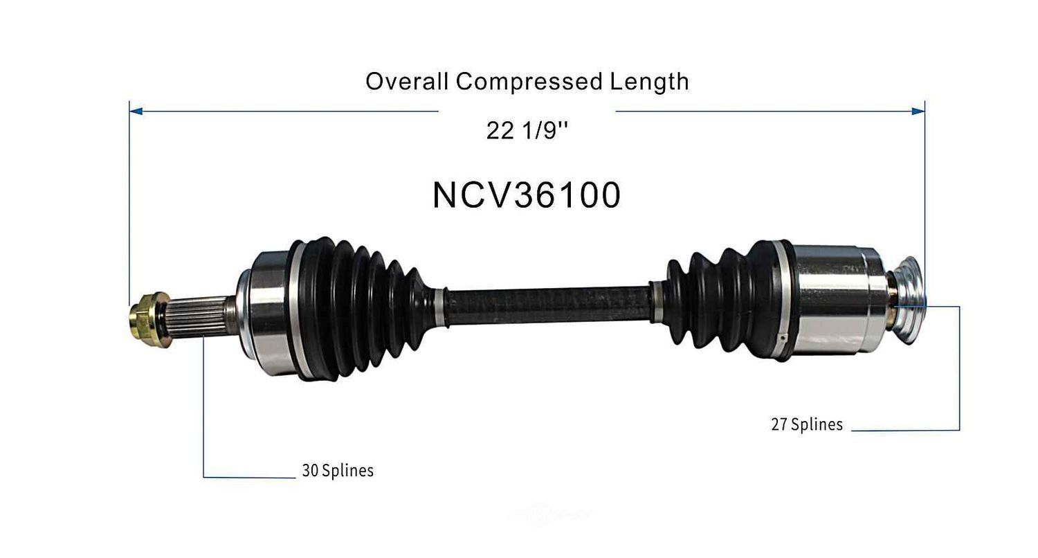 Right New CV Complete Assy   GSP North America   NCV36100