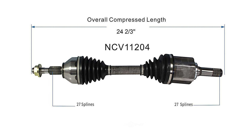 Left New CV Complete Assy   GSP North America   NCV11204