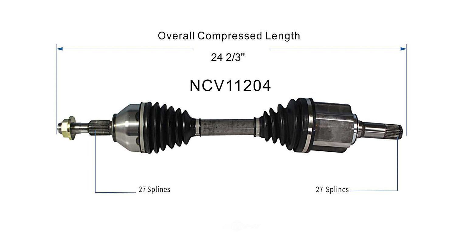 Left New CV Complete Assy   GSP North America   NCV11204