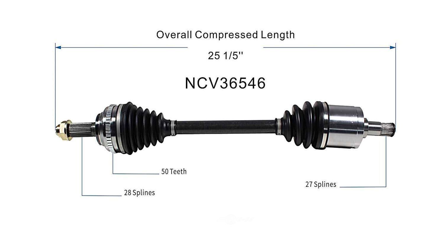 Right New CV Complete Assy   GSP North America   NCV36546