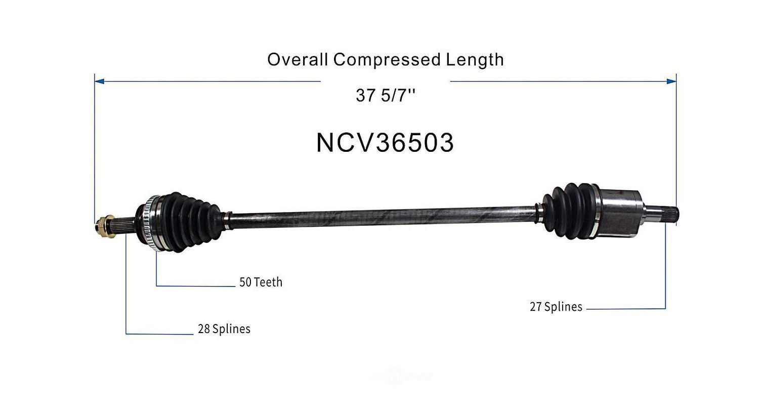 Left New CV Complete Assy   GSP North America   NCV36503