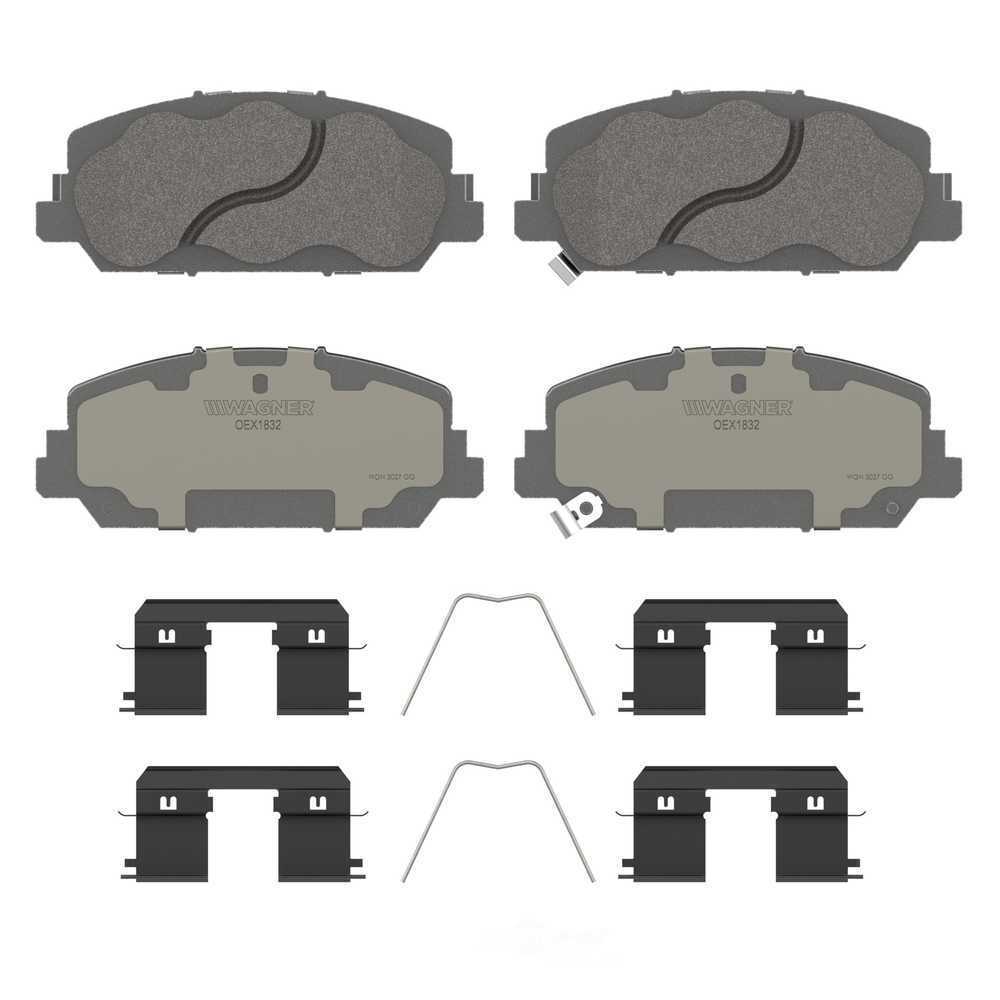 Frt Premium Ceramic Brake Pads  Wagner  OEX1832