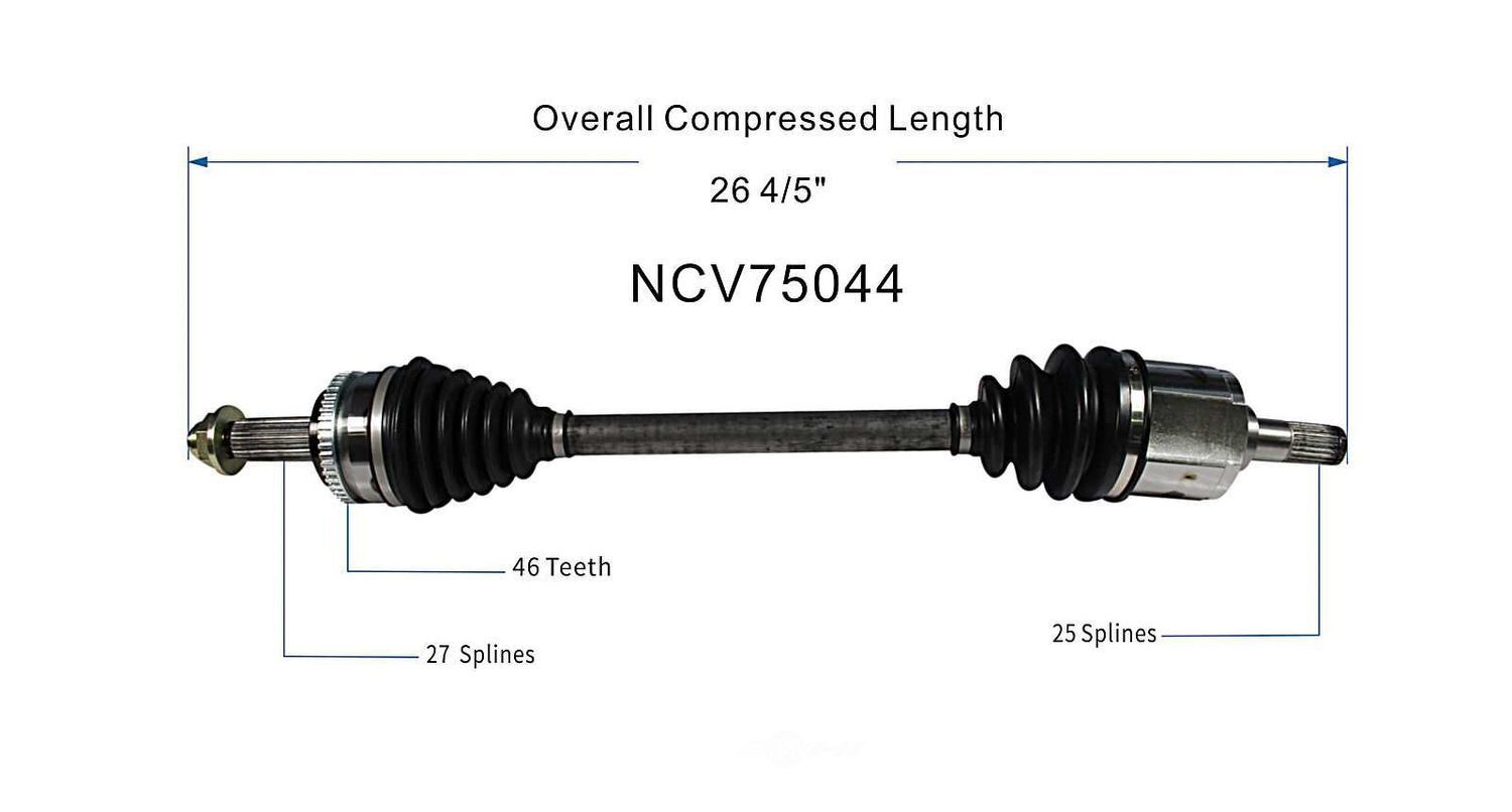 Left New CV Complete Assy   GSP North America   NCV75044