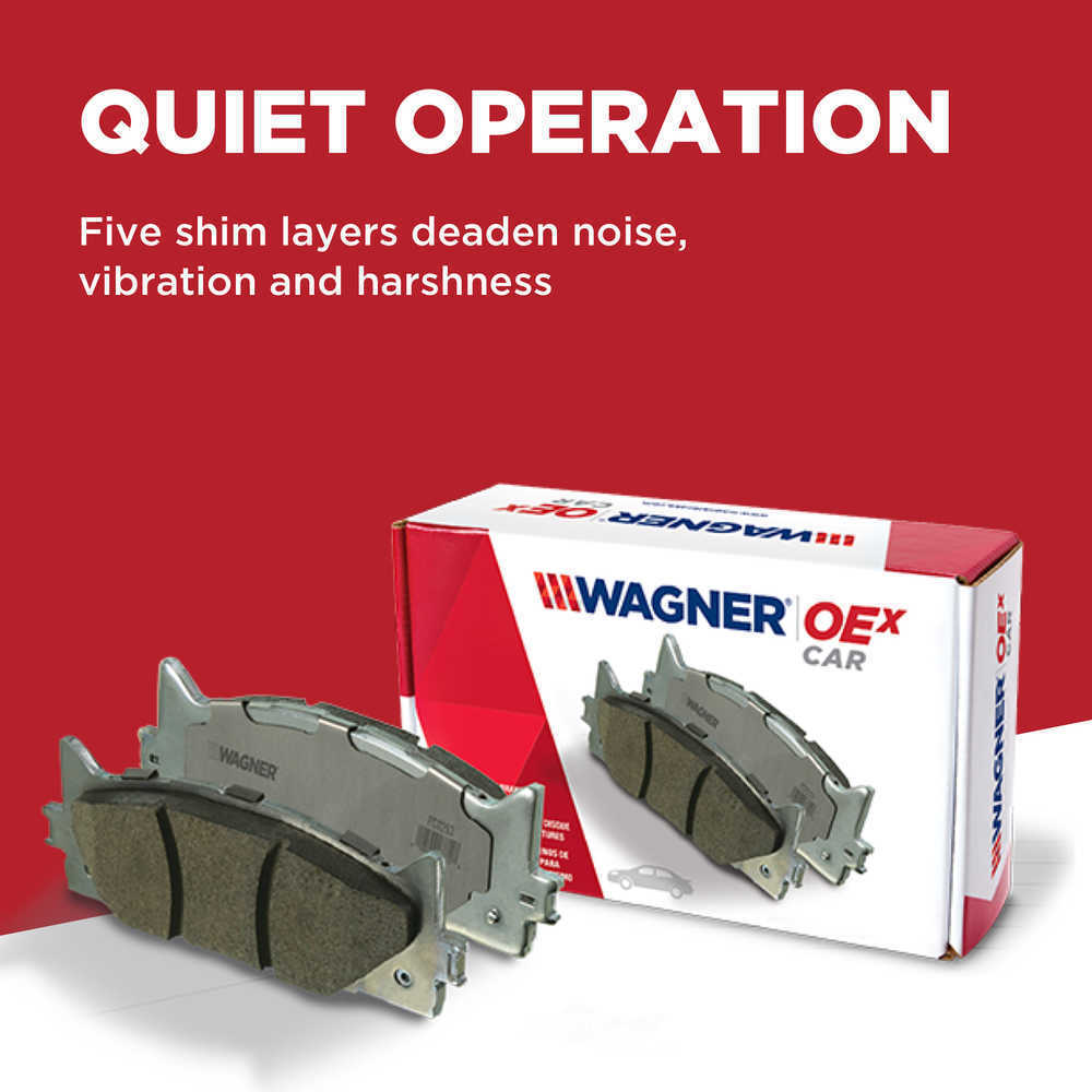 Rr Premium Ceramic Brake Pads  Wagner  OEX1465