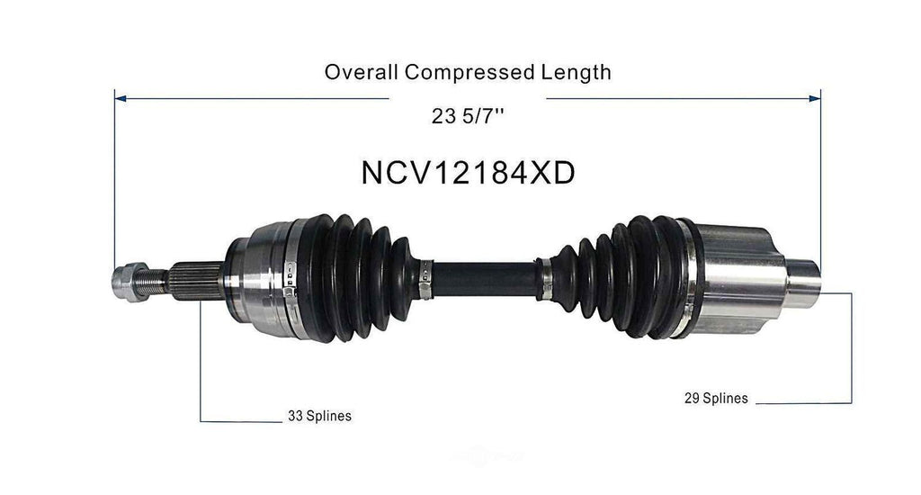 Axle Shaft Assy- CV Shaft   GSP North America   NCV12184XD