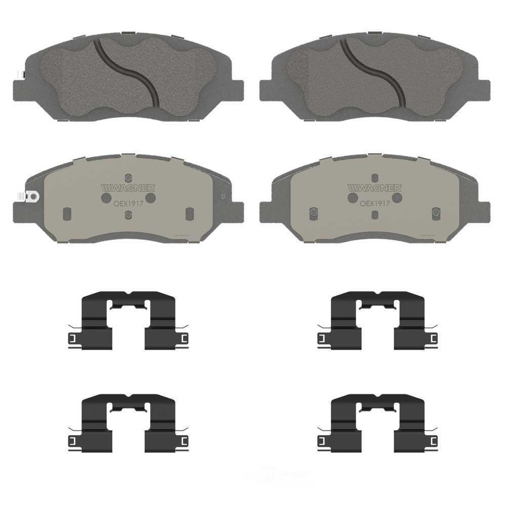 Frt Premium Ceramic Brake Pads  Wagner  OEX1917