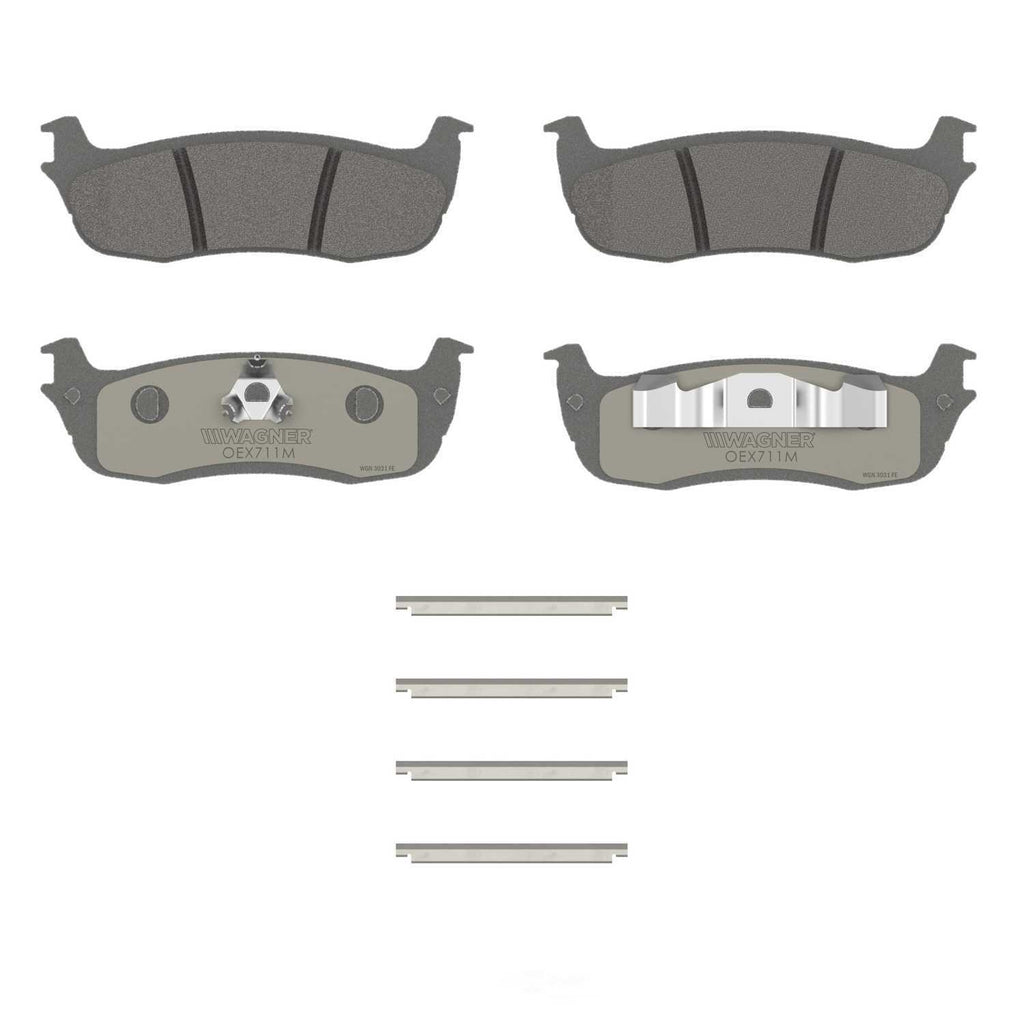 Rr Premium Ceramic Brake Pads  Wagner  OEX711M
