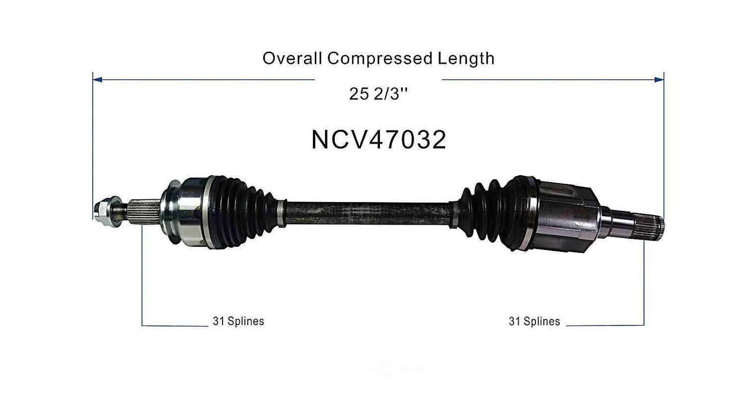 Left New CV Complete Assy   GSP North America   NCV47032
