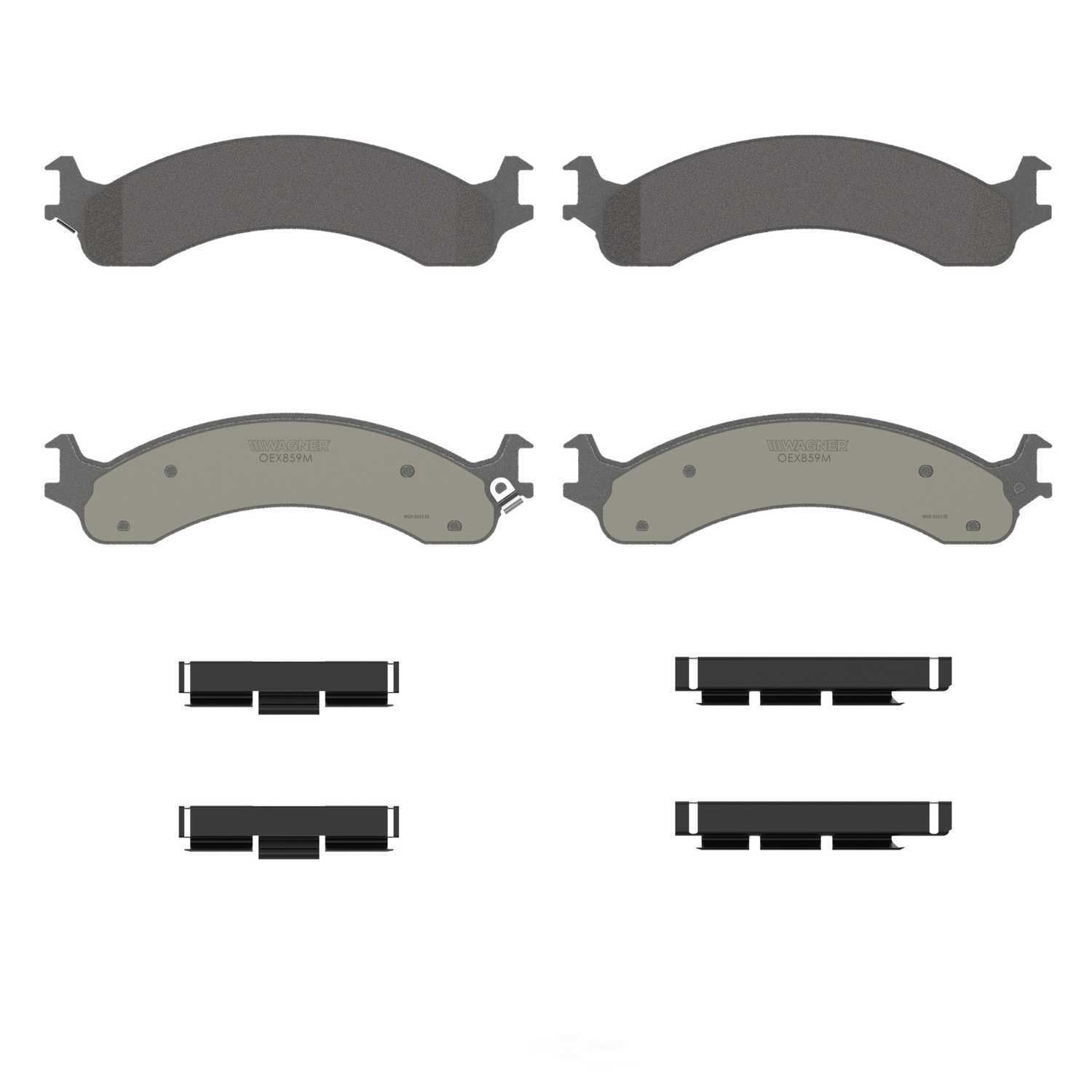 Frt Premium Ceramic Brake Pads  Wagner  OEX859M